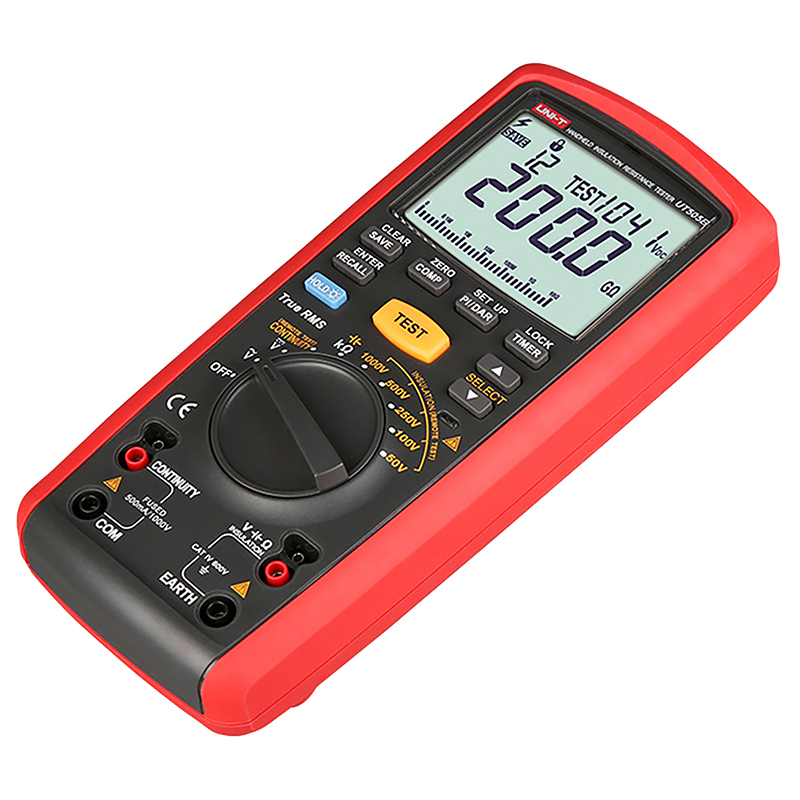 Tester Rezistenta Izolatie Uni-T UT505B, 50V-1000V Test, Izolatie 20GOhm, Autoscalare, Continuitate, Oprire Automata [3]