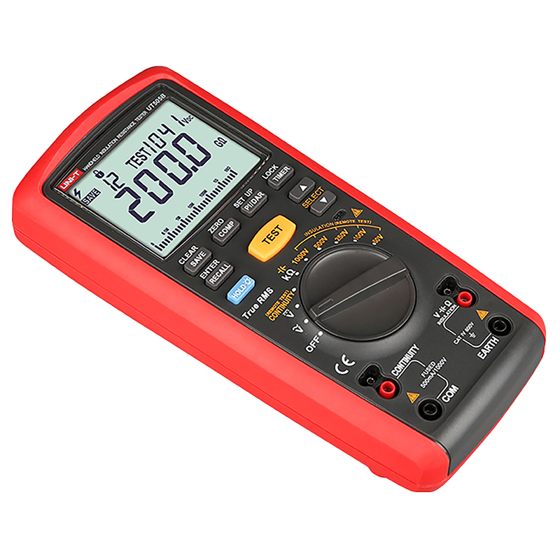 Tester Rezistenta Izolatie Uni-T UT505B, 50V-1000V Test, Izolatie 20GOhm, Autoscalare, Continuitate, Oprire Automata [4]