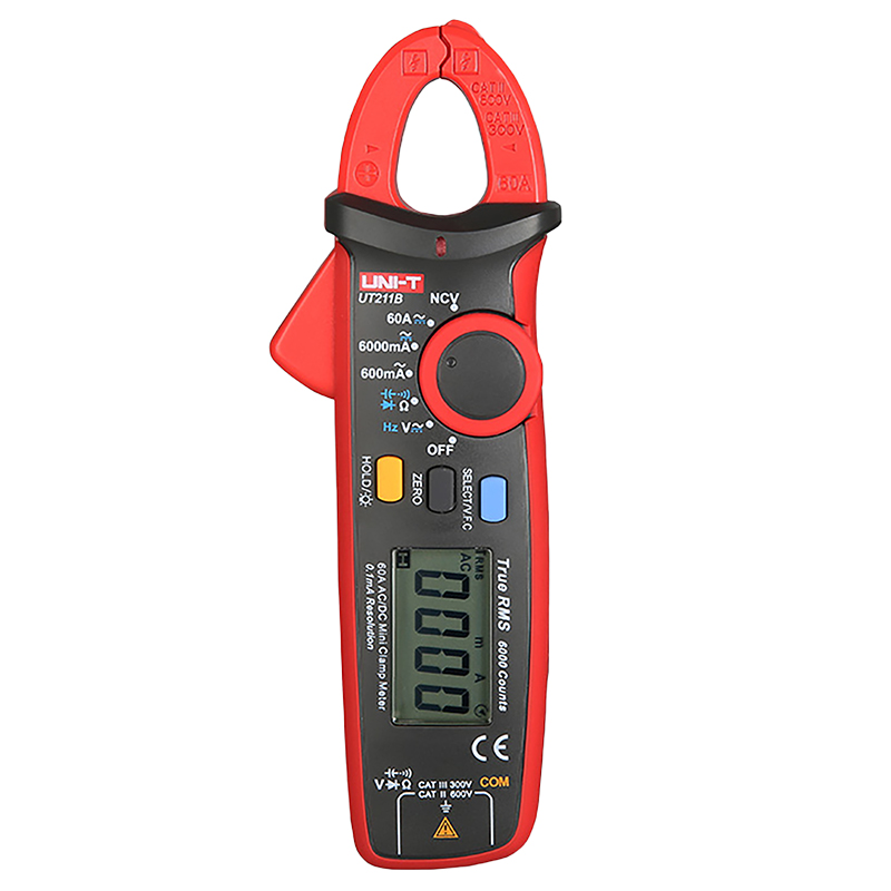 Clampmetru Digital Uni-T UT211B, True RMS, Autoscalare, 200A AC/DC, Tensiune DC/AC, Rezistenta, Compact [1]