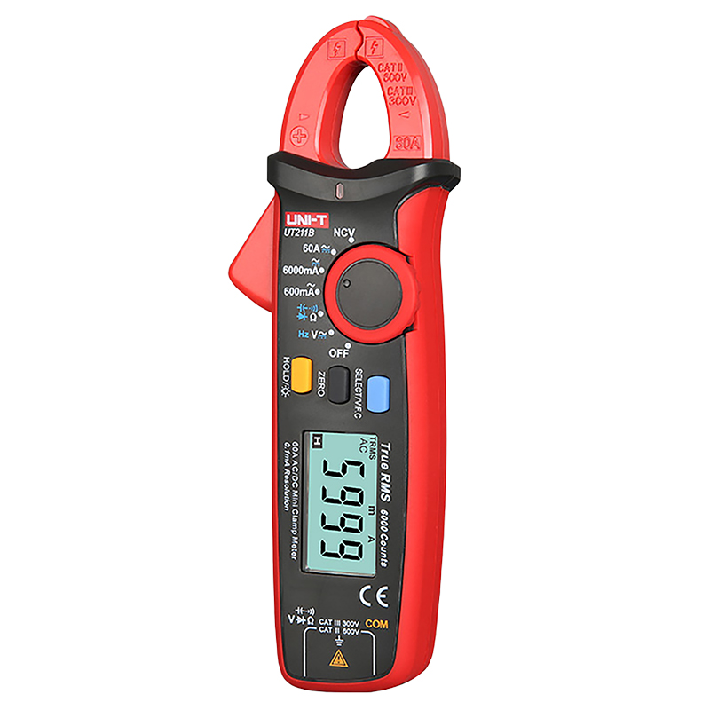 Clampmetru Digital Uni-T UT211B, True RMS, Autoscalare, 200A AC/DC, Tensiune DC/AC, Rezistenta, Compact [2]