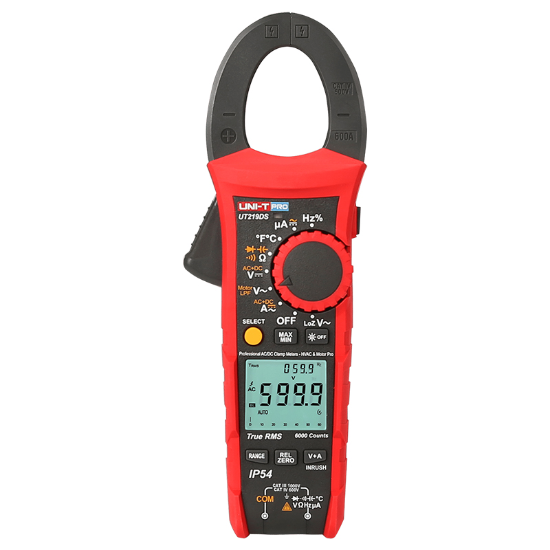 Multimetru Digital Uni-T UT219DS, True RMS, Temperatura 1000°C, CAT III 600V, IP54, Autoscalare, Frecventa [1]