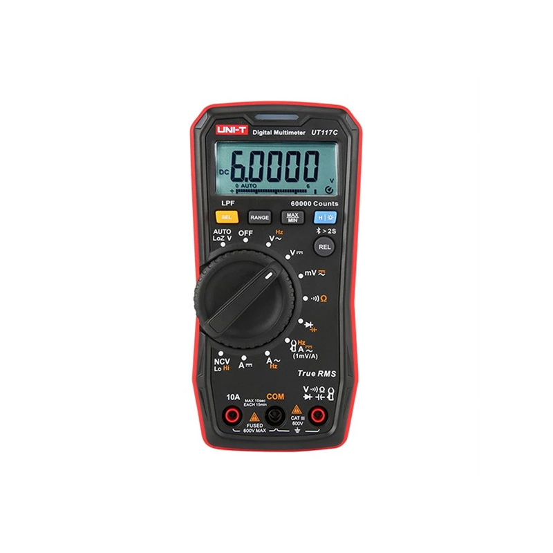 Multimetru Digital Uni-T UT117C, True RMS, Frecventa 10MHz, Autoscalare, NCV, Iluminare, CAT III 600V [1]