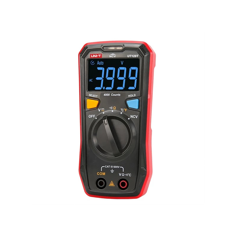 Multimetru Digital Uni-T UT123T, Temperatura 1000°C, Frecventa, Compact Buzunar, NCV, Testare Diode, Iluminare [2]