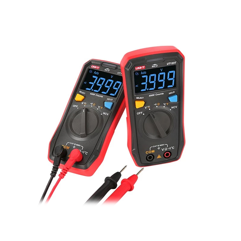 Multimetru Digital Uni-T UT123T, Temperatura 1000°C, Frecventa, Compact Buzunar, NCV, Testare Diode, Iluminare [4]